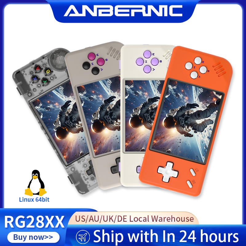 Retro Gaming Icons - ANBERNIC RG28XX Retro Handheld Game Console