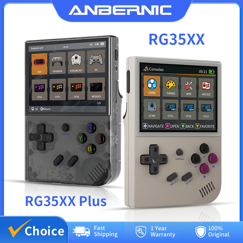 Retro Gaming Icons - ANBERNIC RG35XX Plus/RG35XX Retro Handheld Game