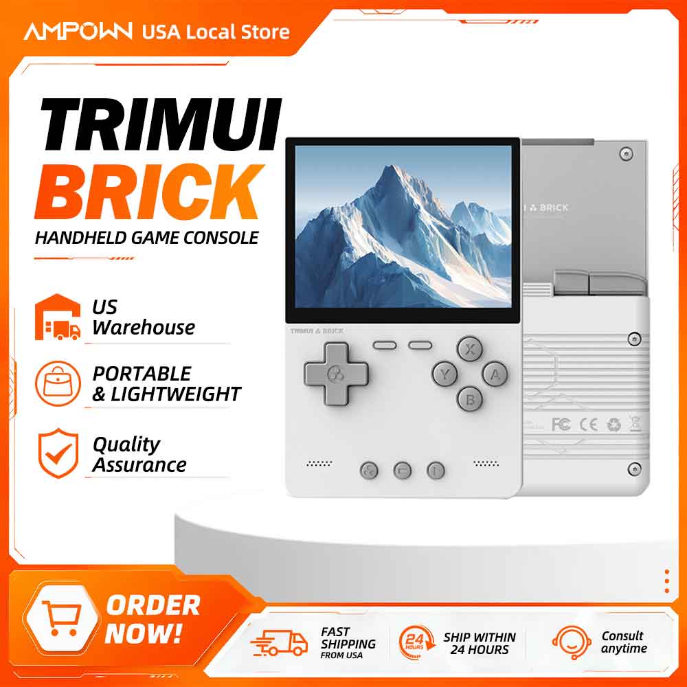 Retro Gaming Console Handheld - TRIMUI BRICK Handheld Game Console 3.2''