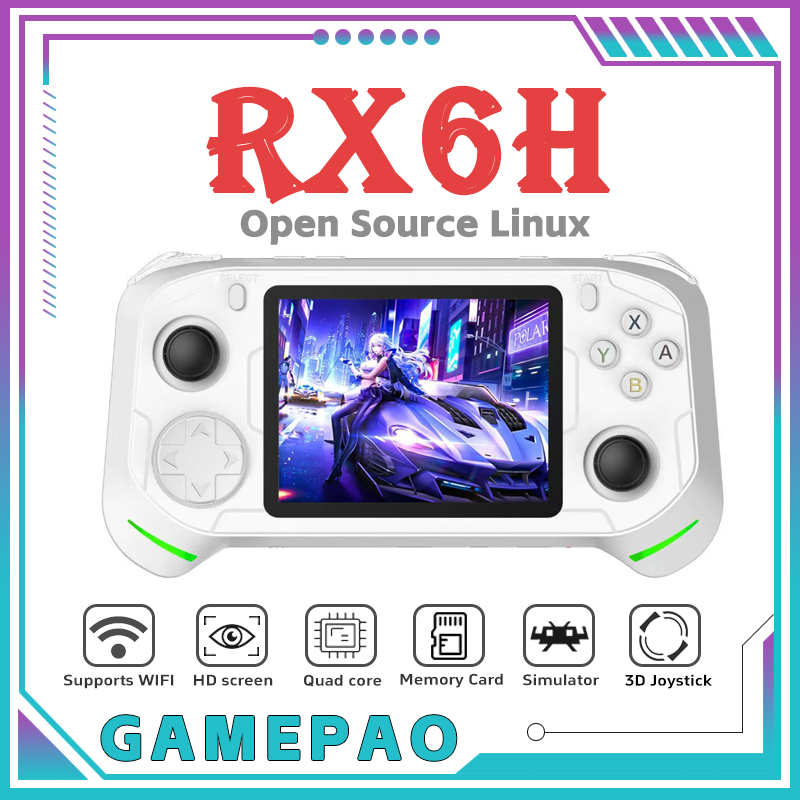Open Source RX6H Retro Handhel - Retro Gaming Console Handheld 评论和价格