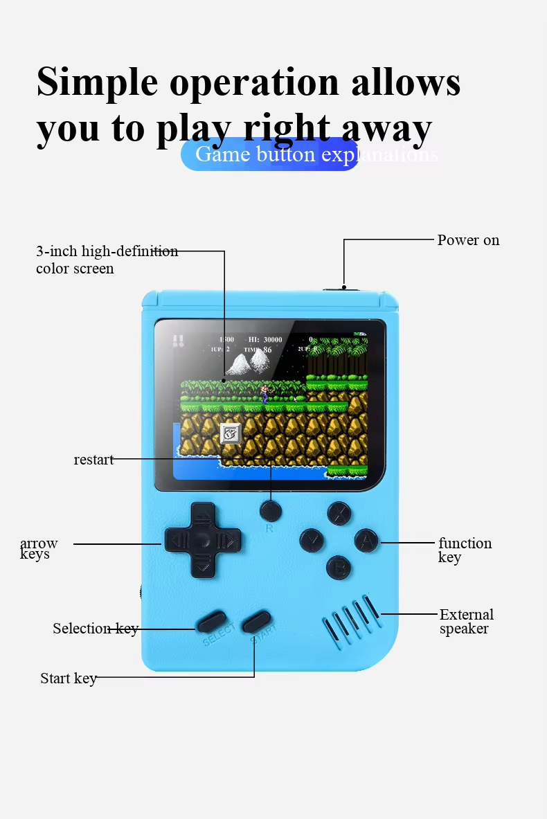400 In 1 MINI Games Handheld G - Retro Gaming Icons 评论和价格