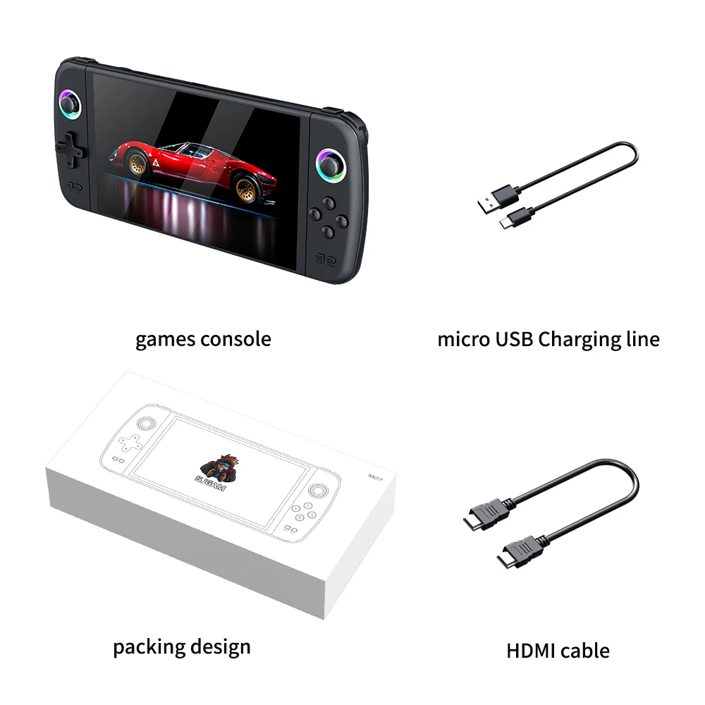 128G M27 Handheld Game Player  - Retro Gaming Icons 评论和价格