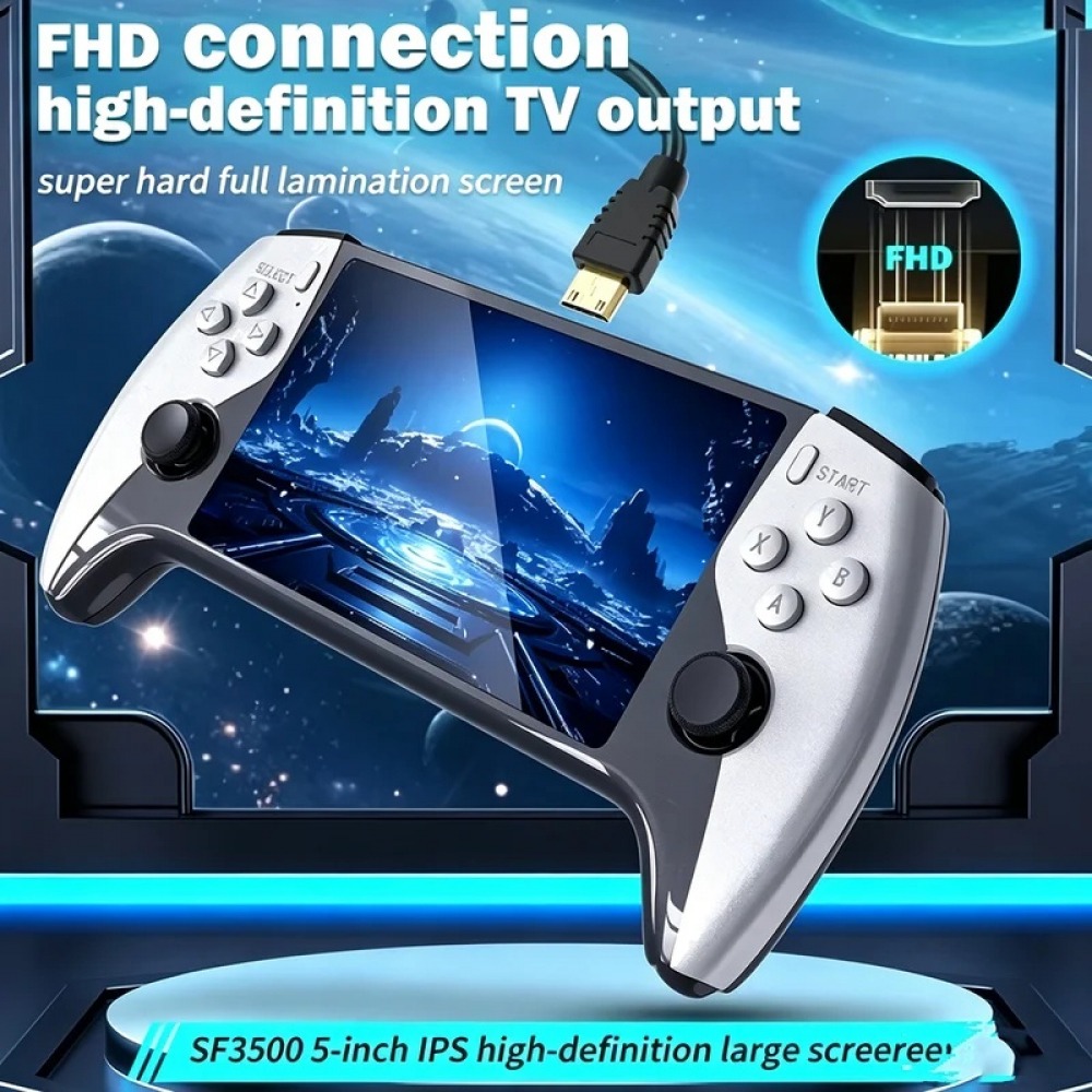 SF3500 5 inch Handheld Game Co - Retro Gaming Console Handheld 评论和价格