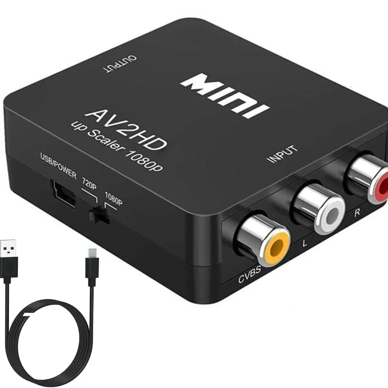 1080P Mini AV To HDMI Converte - Retro Gaming With Projector 评论和价格